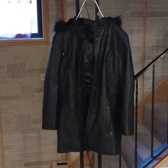 Croft and Borrow double lined leather jacket - Picture 2 of 15